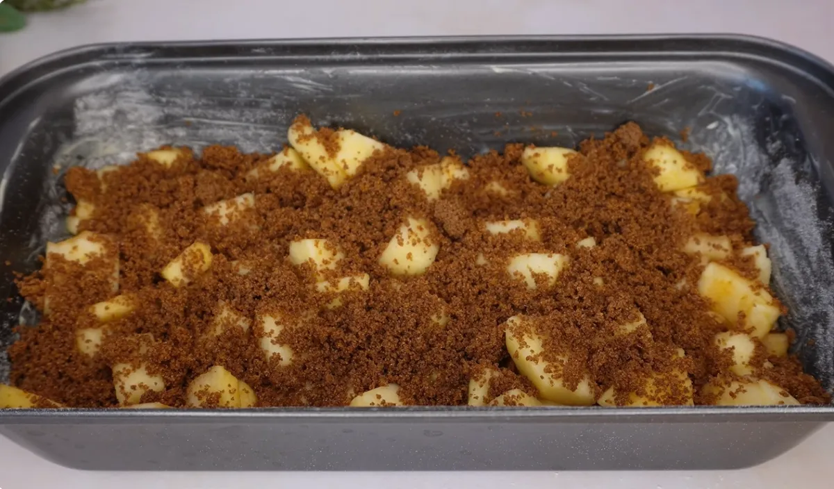 Apple Cinnamon Loaf Cake step 14