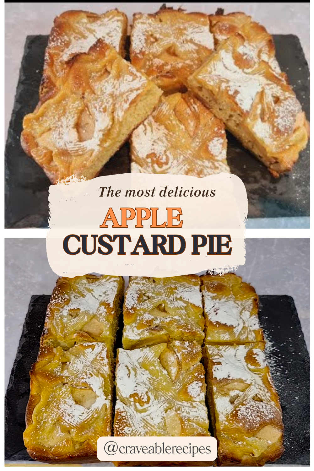 Apple Custard Pie Pinterest pin