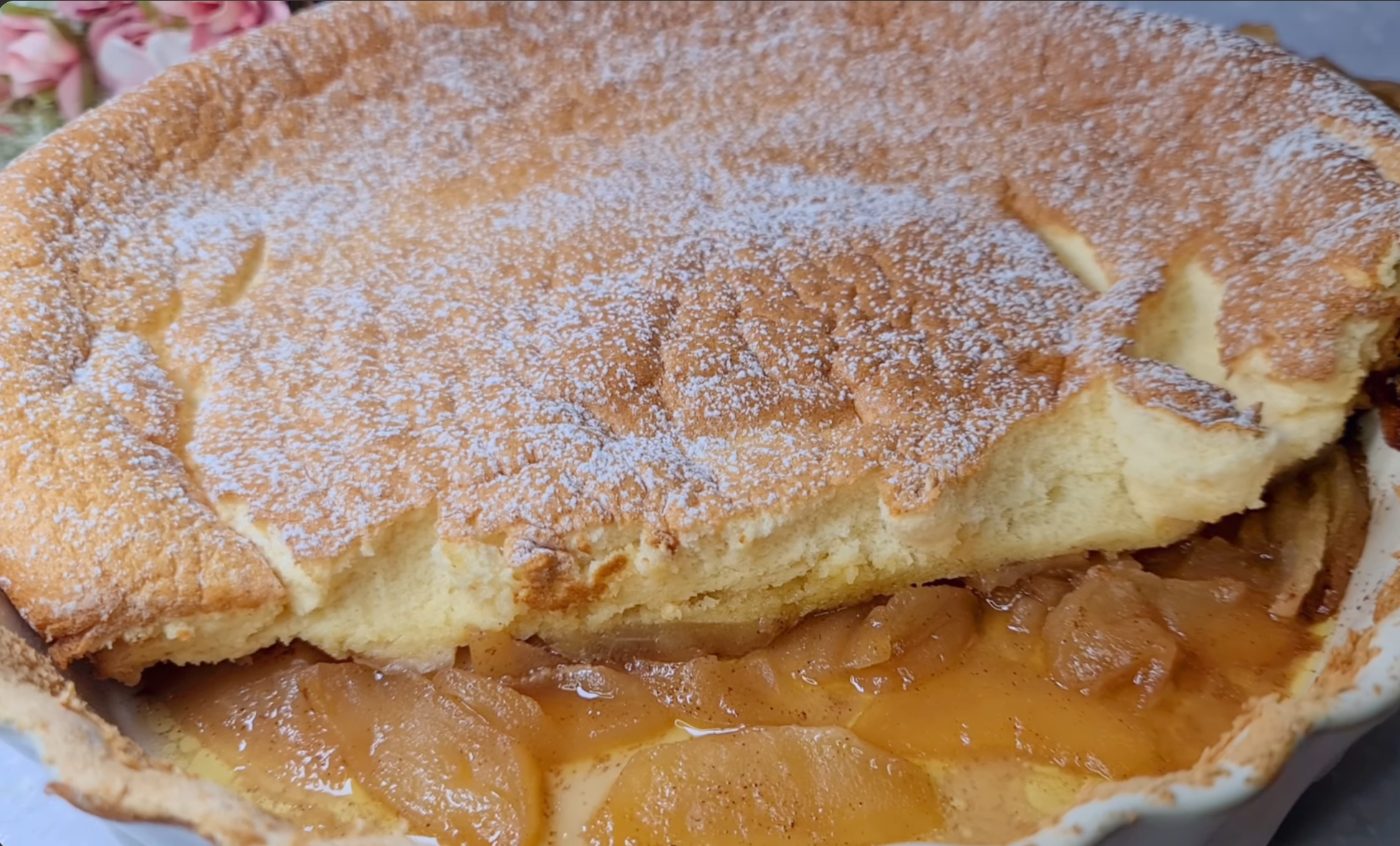Apple Sponge Tart