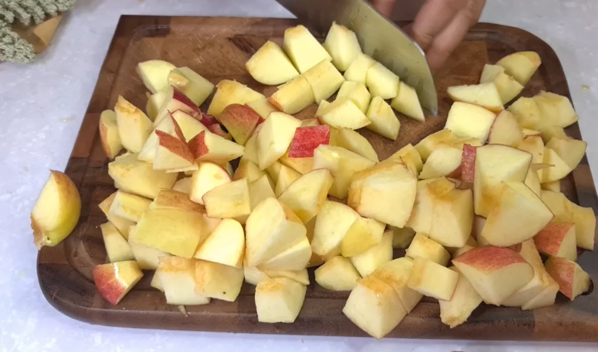 Apple Walnut Cake step 1