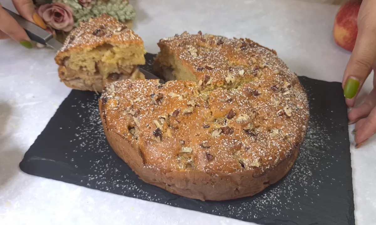 Apple Walnut Cake step 11