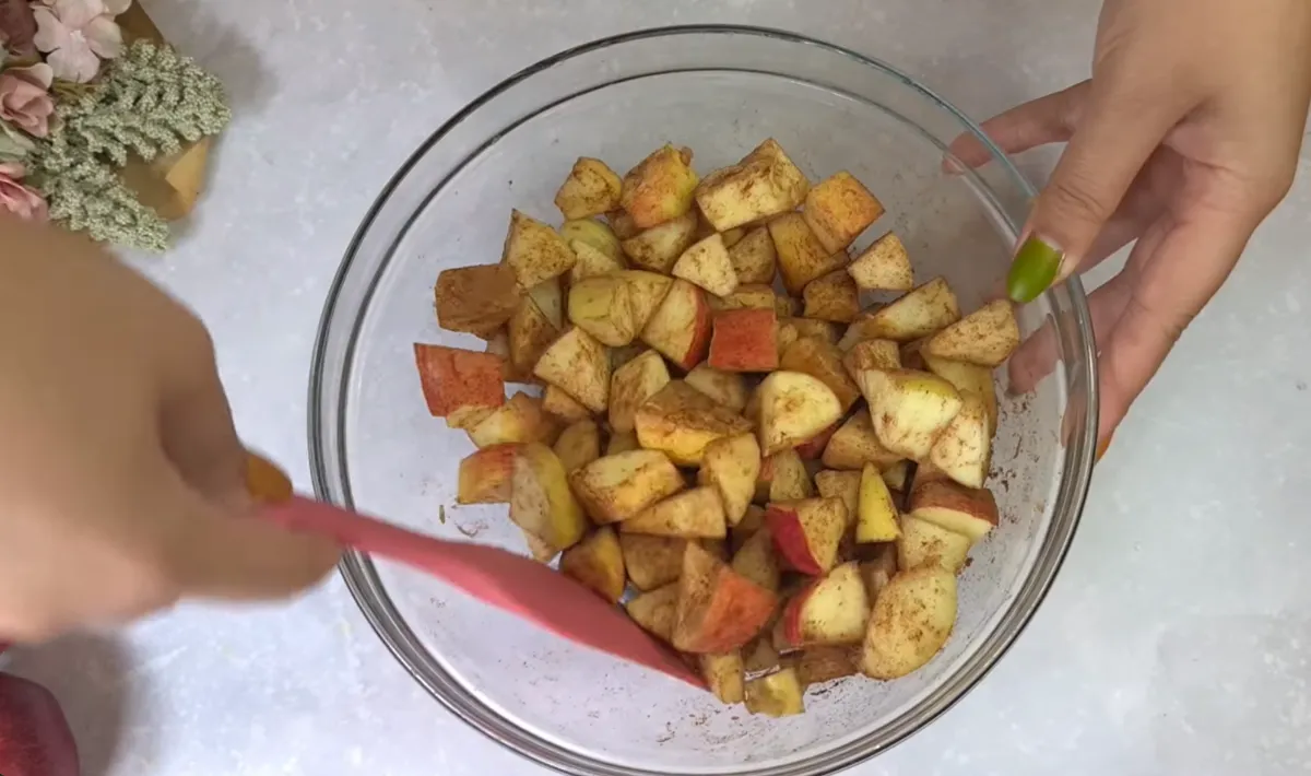 Apple Walnut Cake step 2