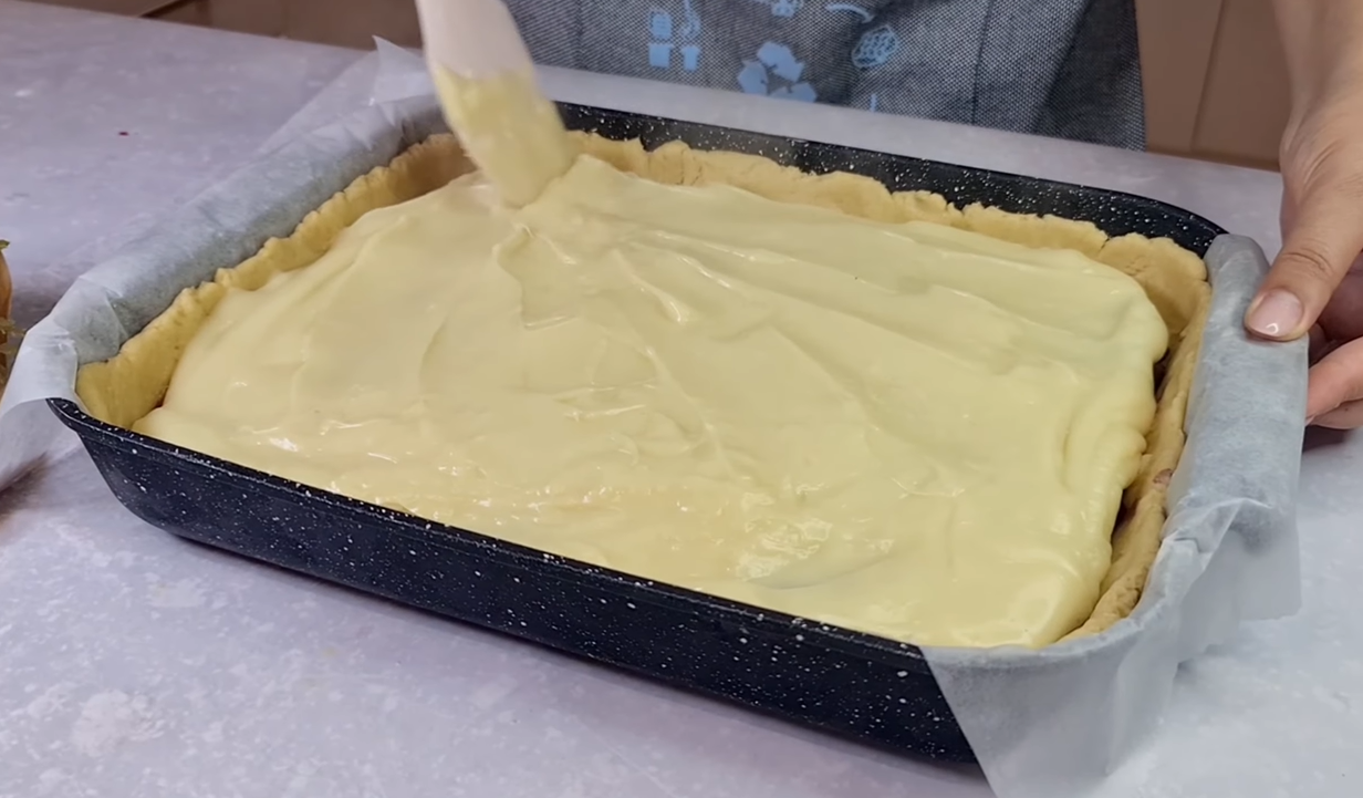 Austrian Vanilla Cherry Tart step 14
