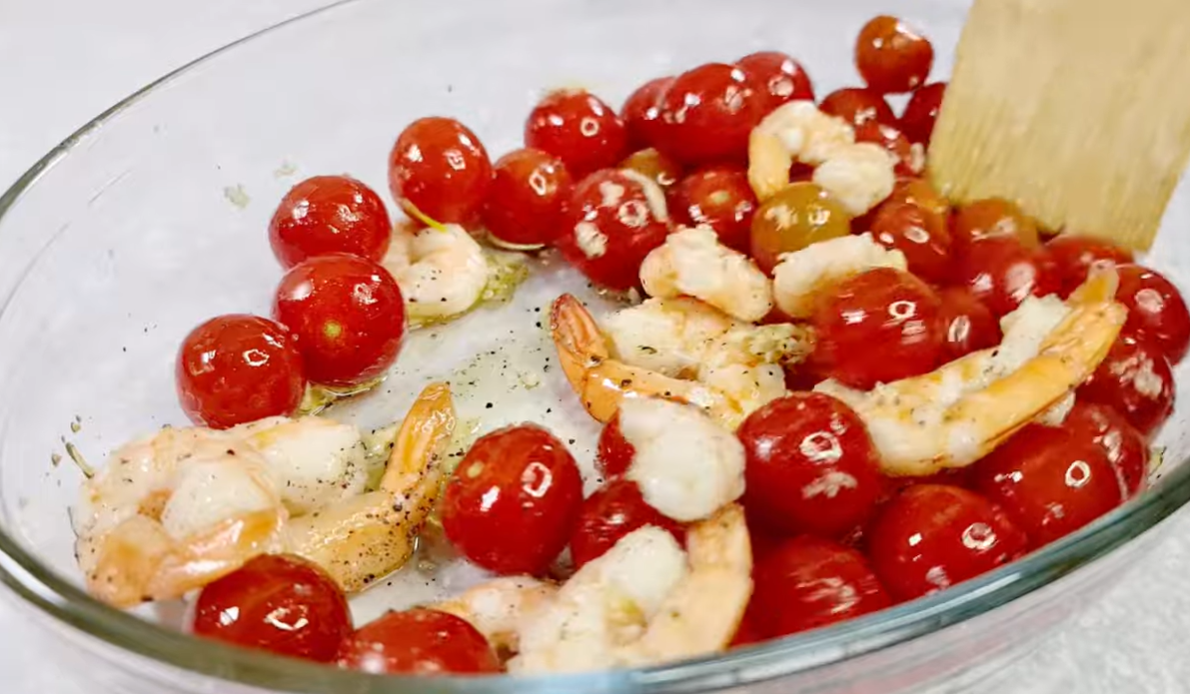 Baked Feta Pasta step 3