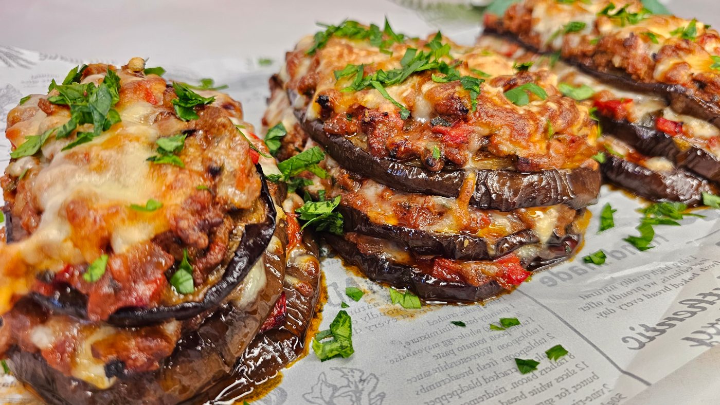 Beef Eggplant Bake