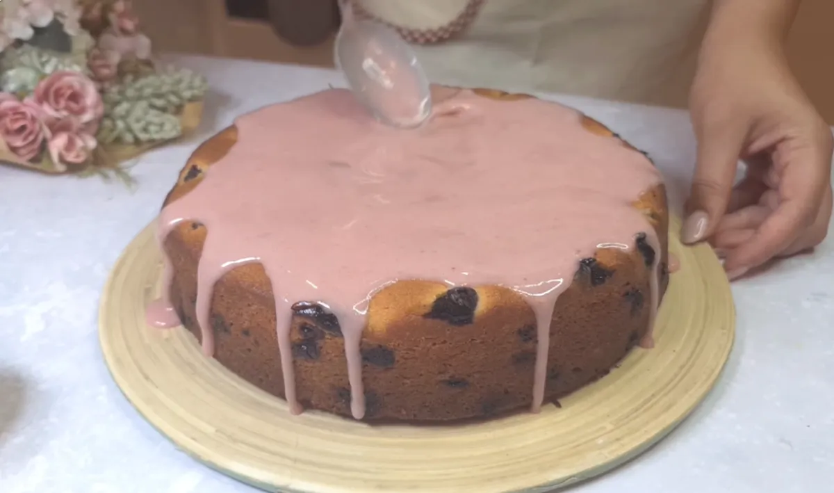 Blueberry Cake step 24