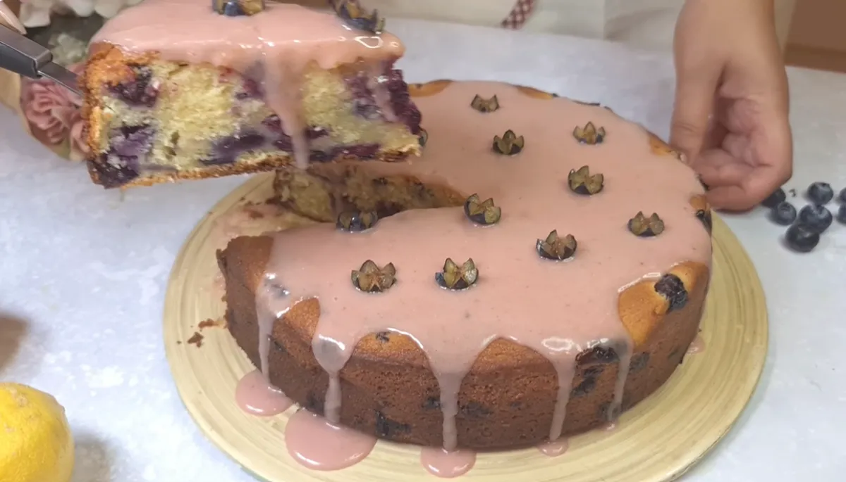 Blueberry Cake step 26