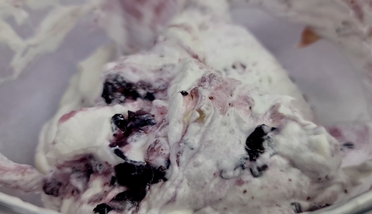 Blueberry Ice Cream step 8