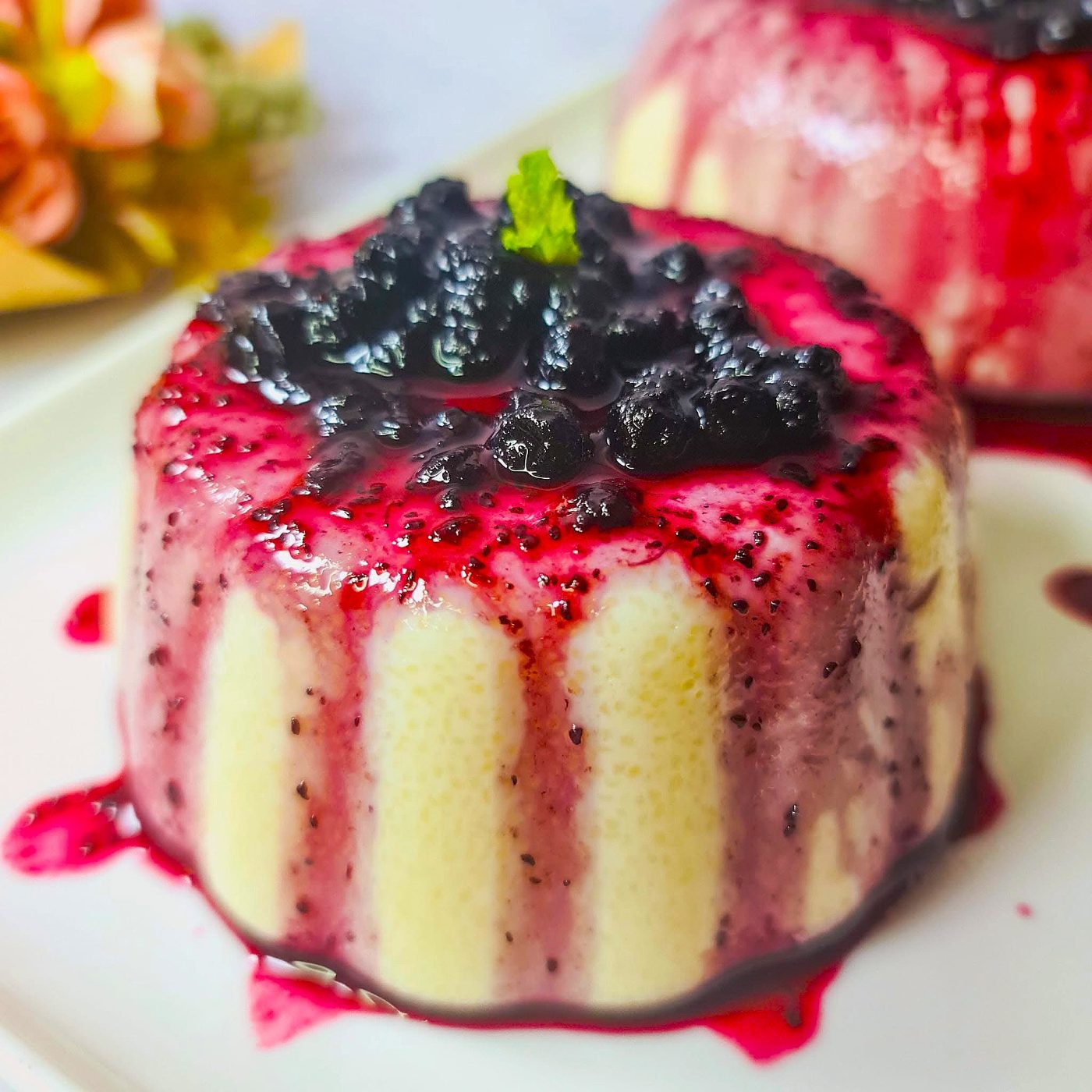 Blueberry Milk Cake