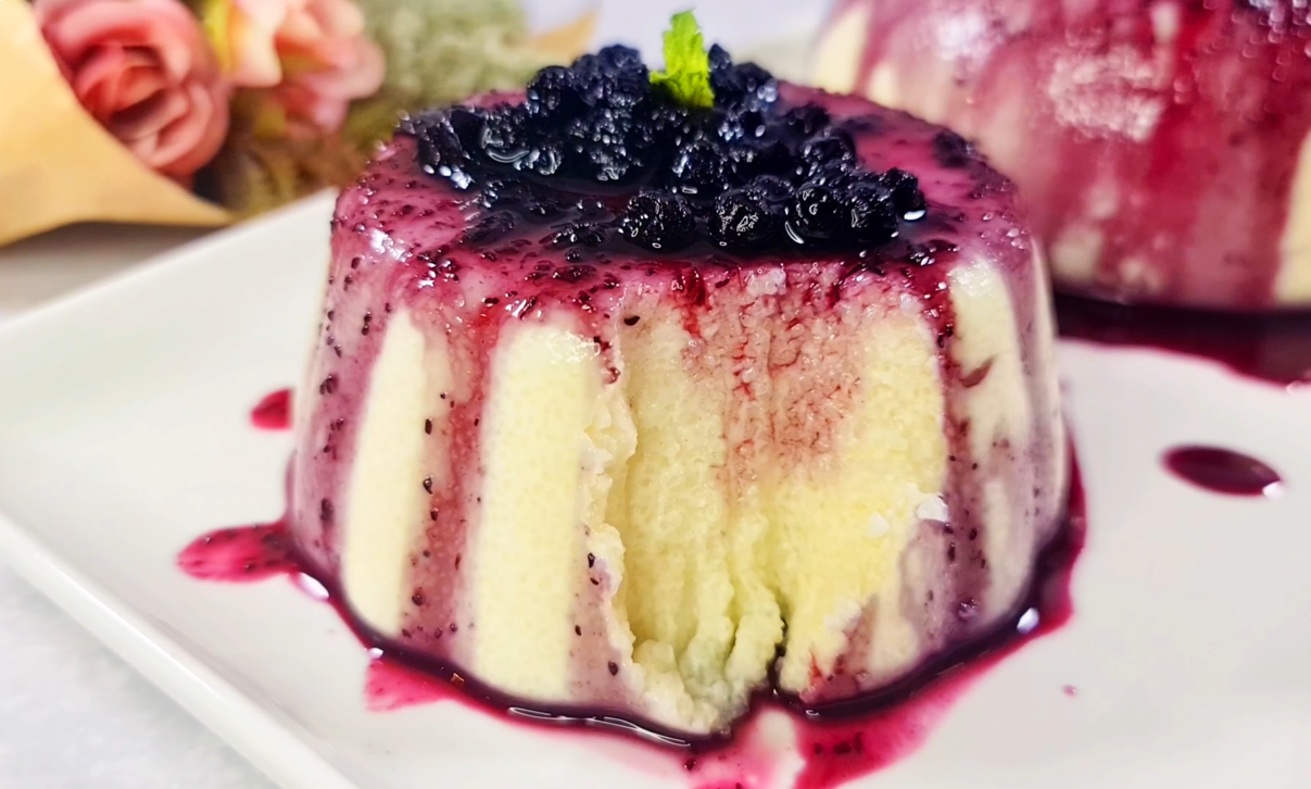 Blueberry Milk Cake step 14