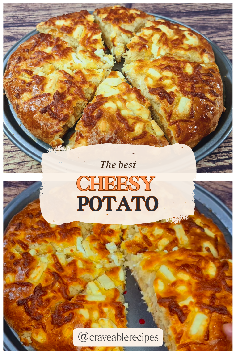 Cheesy Potato Bake Pinterest pin