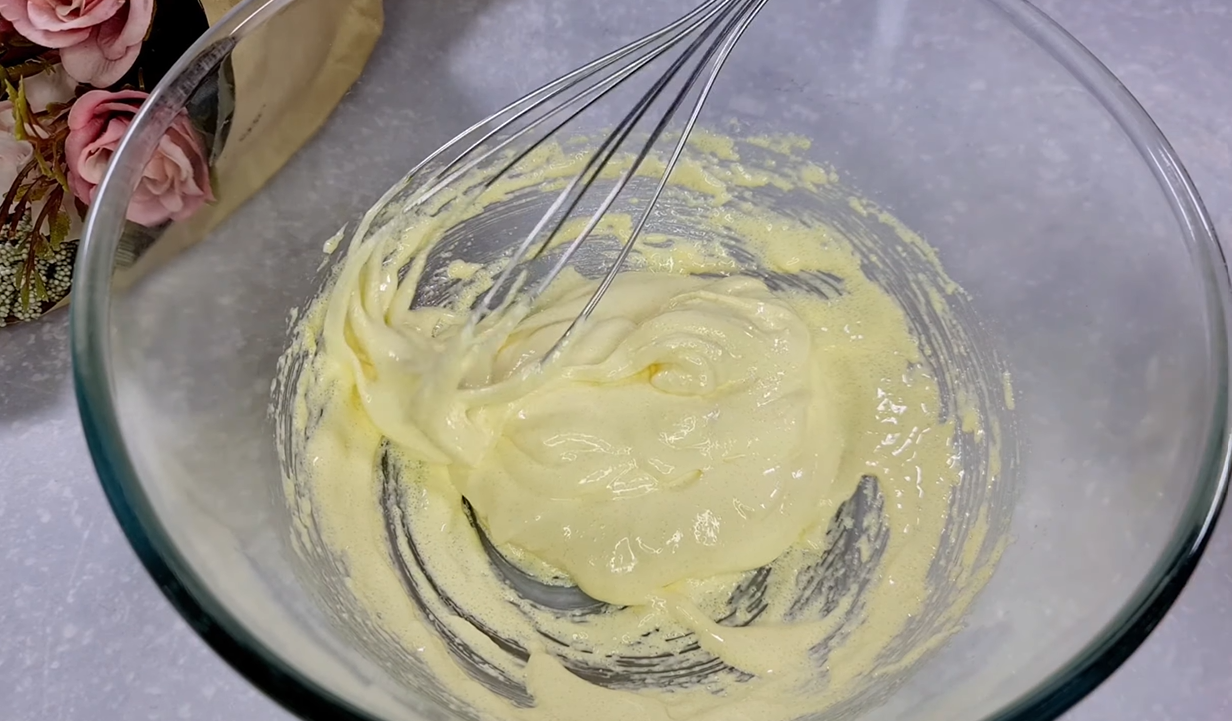 Cherry Yogurt Cake step 1