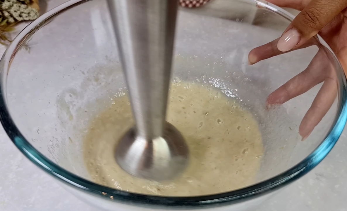 Chocolate Banana Oatmeal Cake step 1