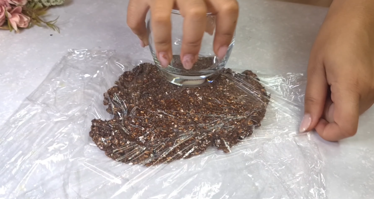 Chocolate Banana Oatmeal Cake step 11