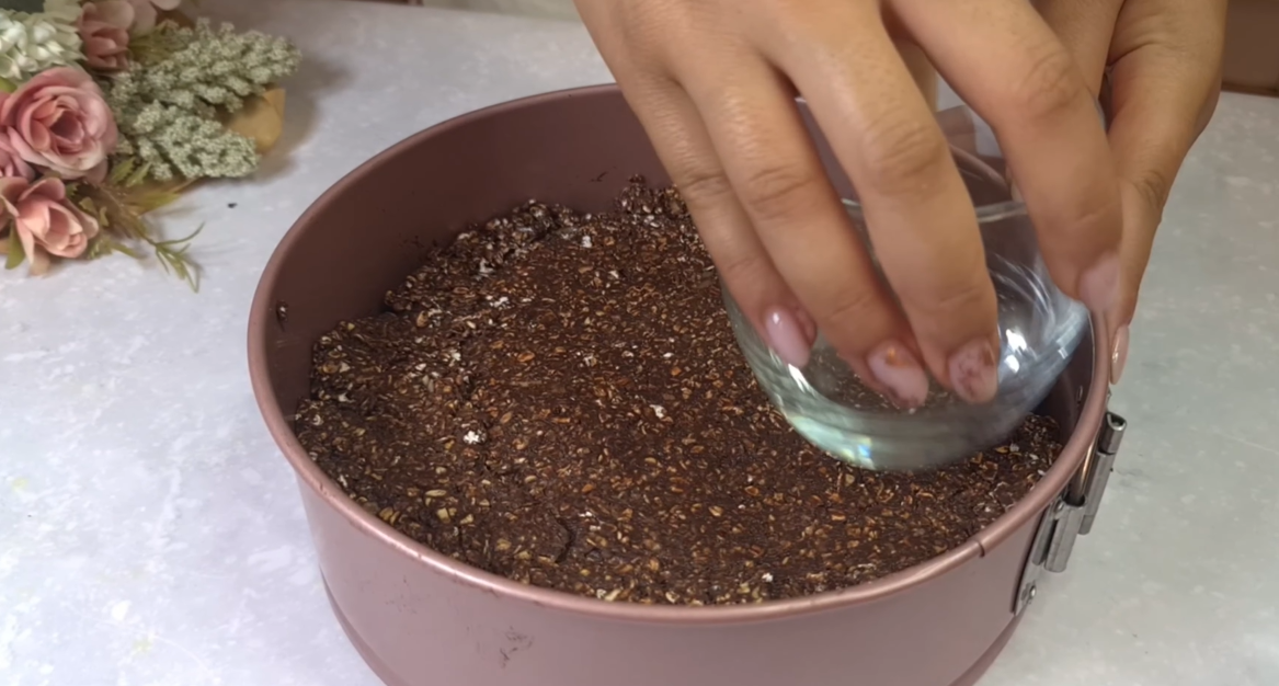 Chocolate Banana Oatmeal Cake step 12
