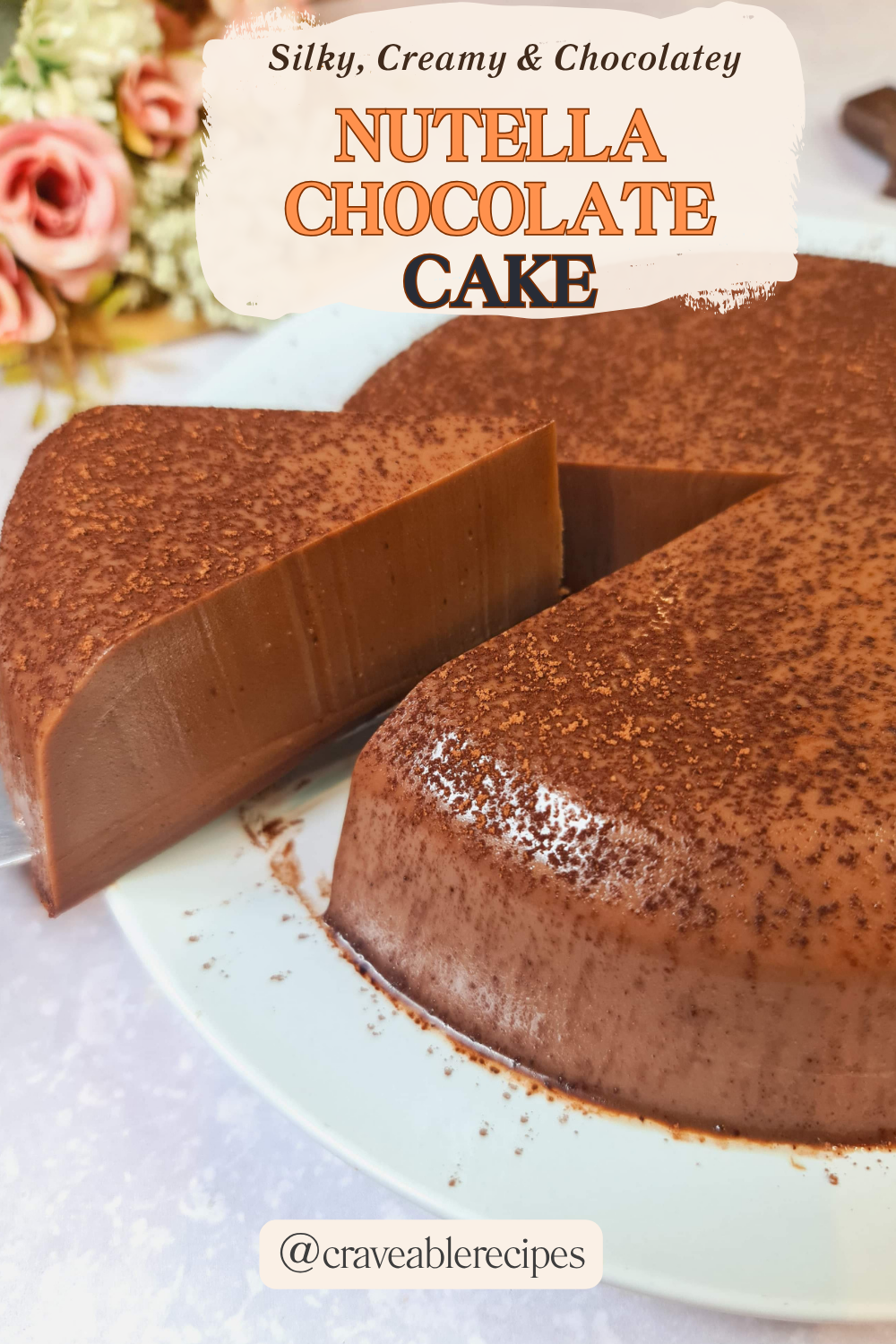 Chocolate Cake (3 Ingredients) Pinterest pin