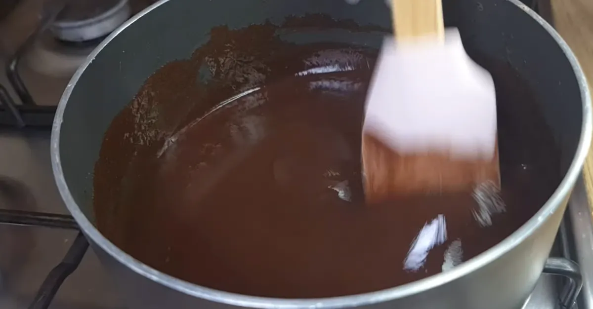 Chocolate Pear Cake step 1