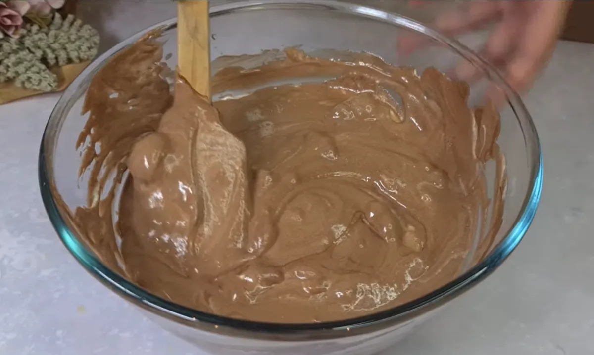 Chocolate Pear Cake step 6