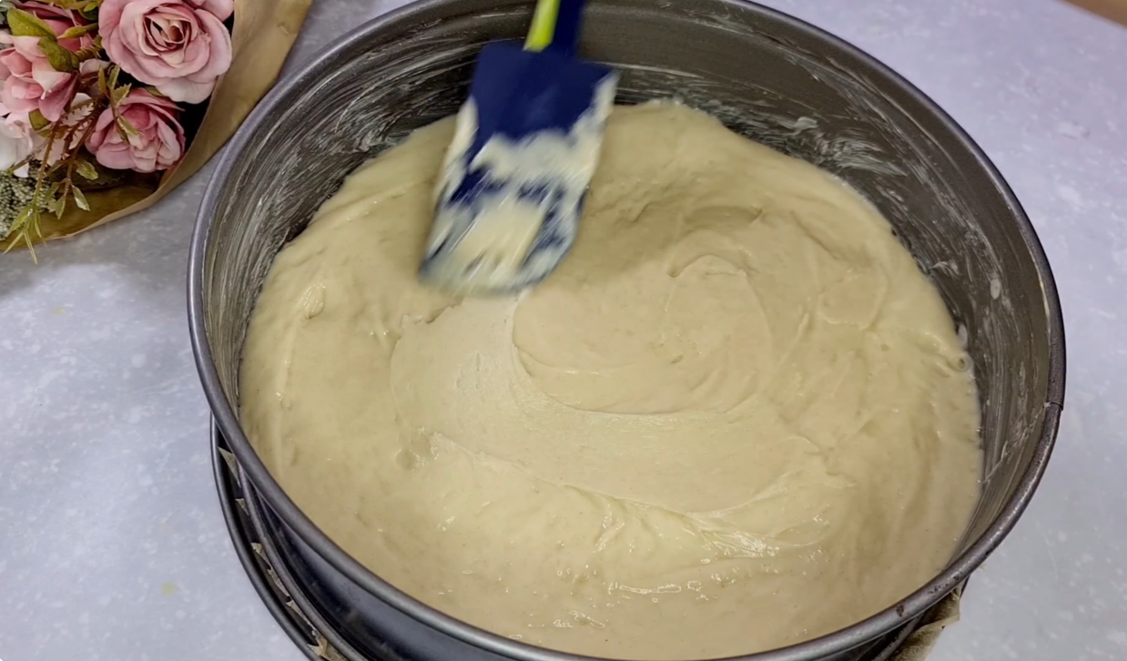 Cottage Cheese Cherry Cake step 9