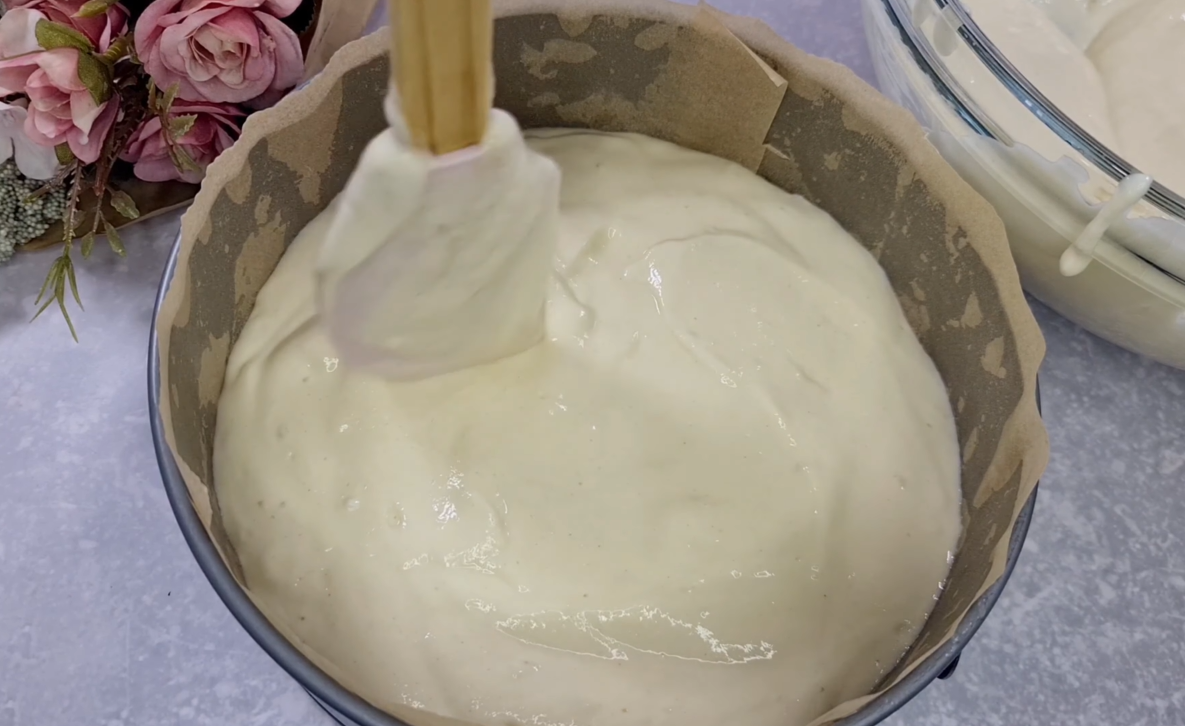 Creamy Apple Yogurt Cake step 16