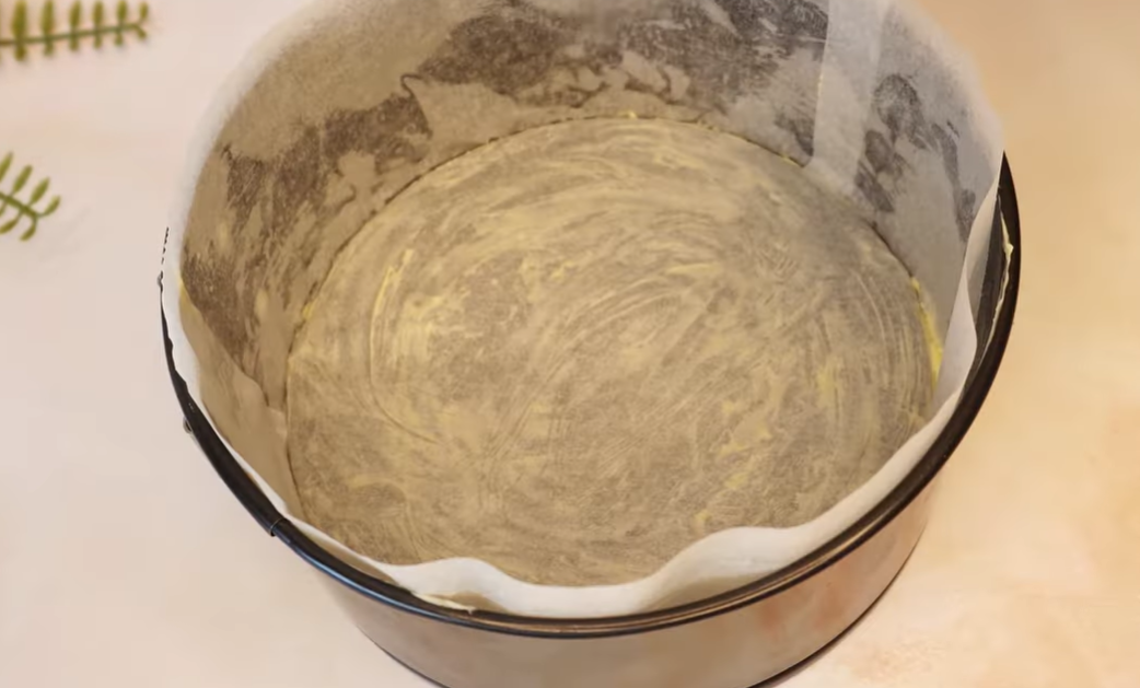 Creamy Burnt Mango Cheesecake step 1