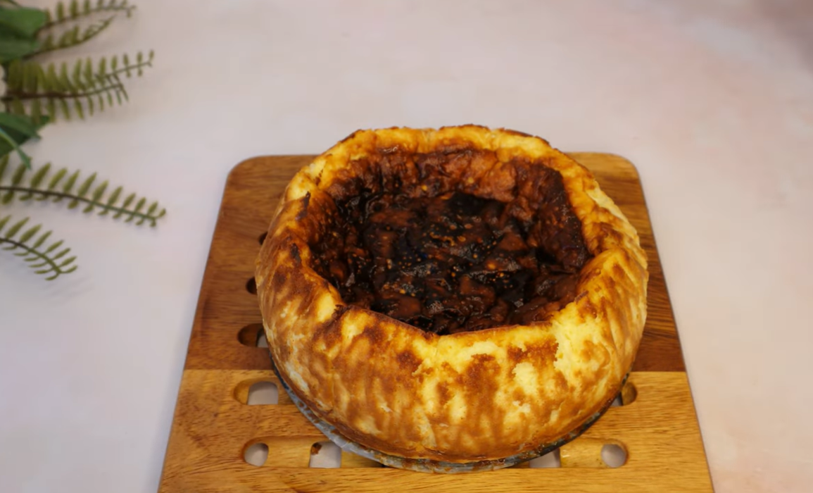 Creamy Burnt Mango Cheesecake step 10