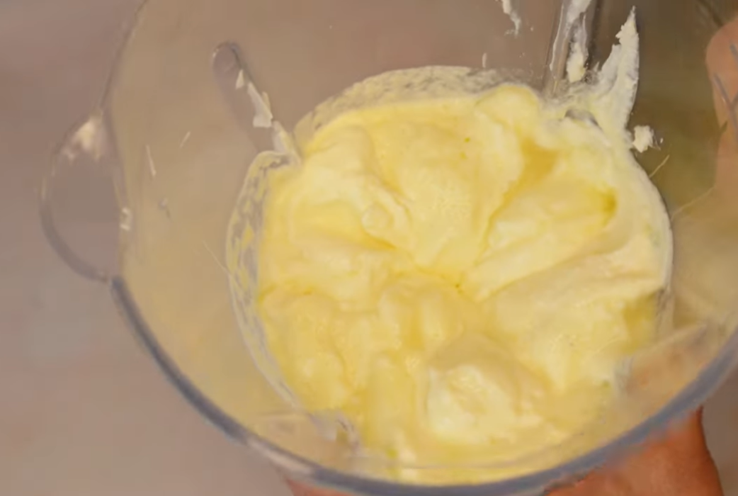 Creamy Burnt Mango Cheesecake step 3