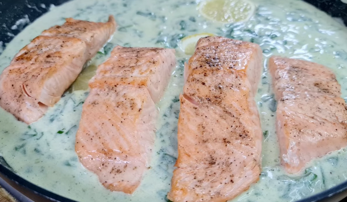 Creamy Salmon With Rice step 10