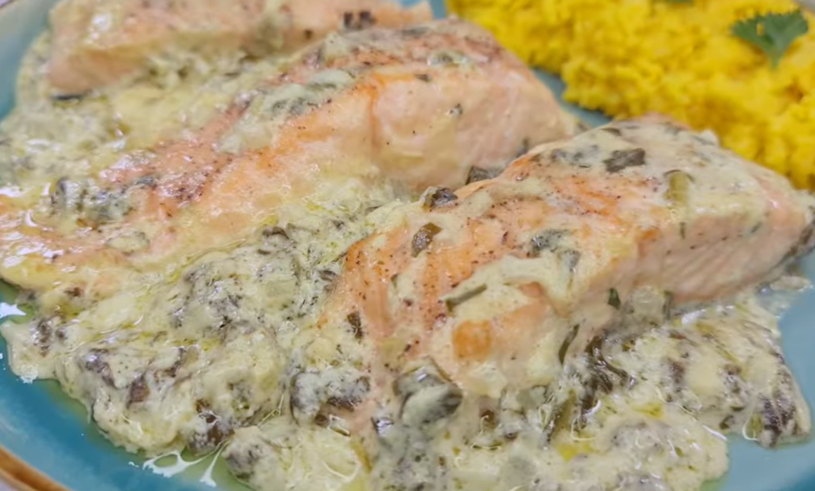 Creamy Salmon With Rice step 18