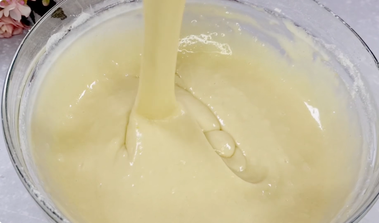 Creamy Vanilla Cherry Cake step 8