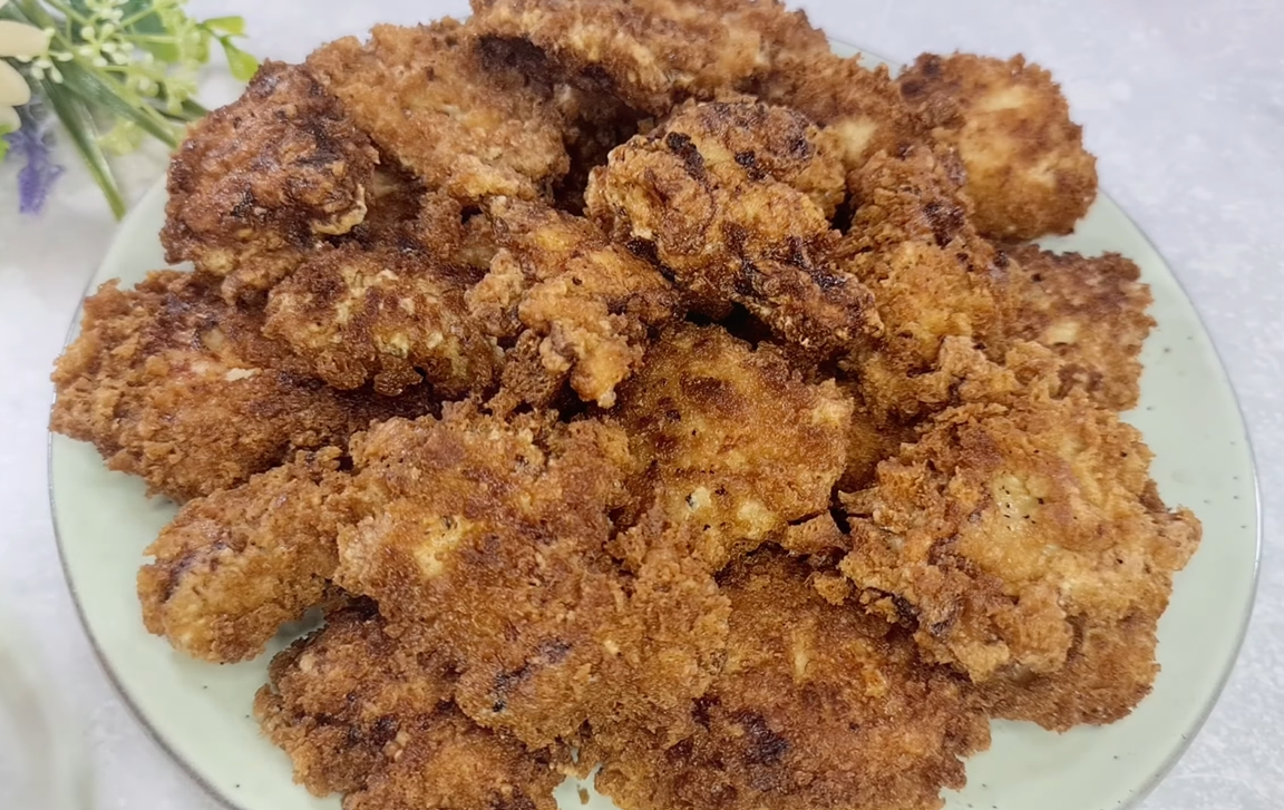 Crispy Chicken Fritters step 23