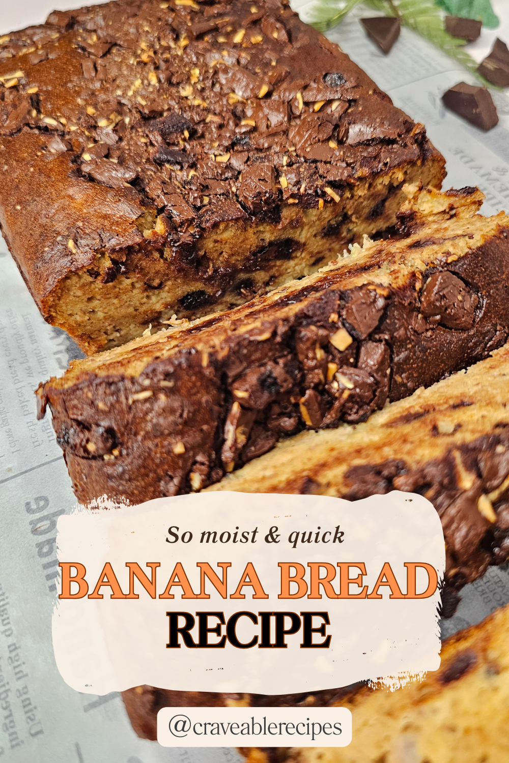 Flourless Banana Bread Pinterest pin