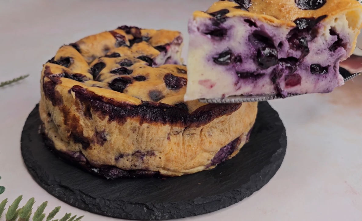 Flourless Blueberry Yogurt Cake step 14