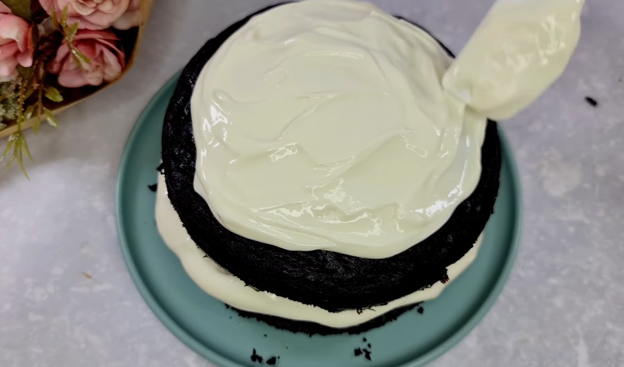 Flourless Chocolate Banana Cake step 13