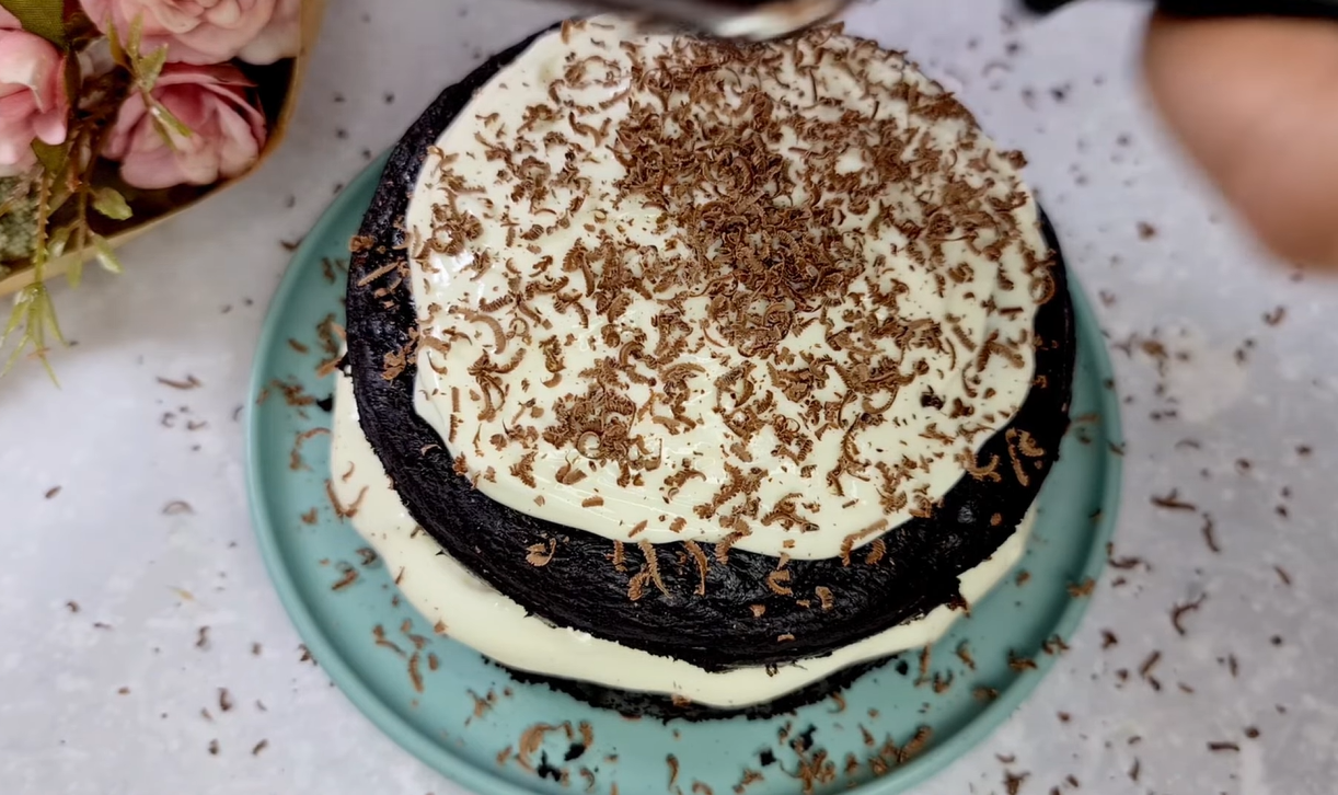 Flourless Chocolate Banana Cake step 14