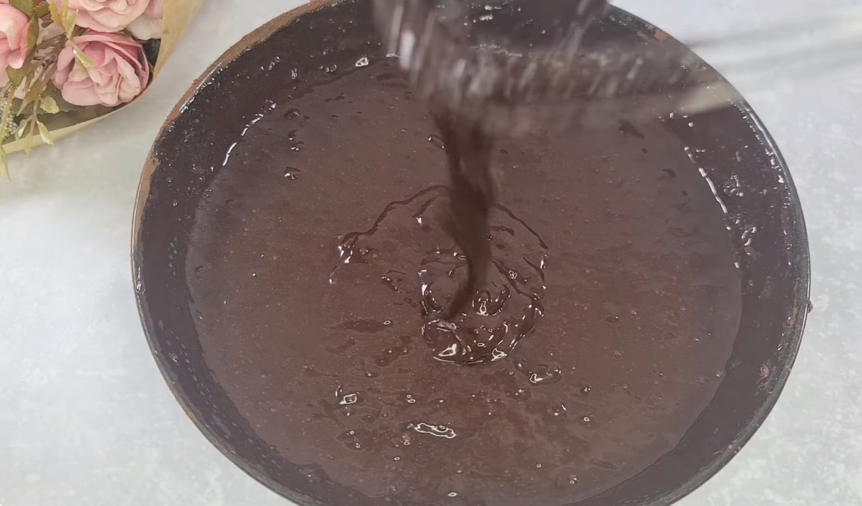 Flourless Chocolate Banana Cake step 4