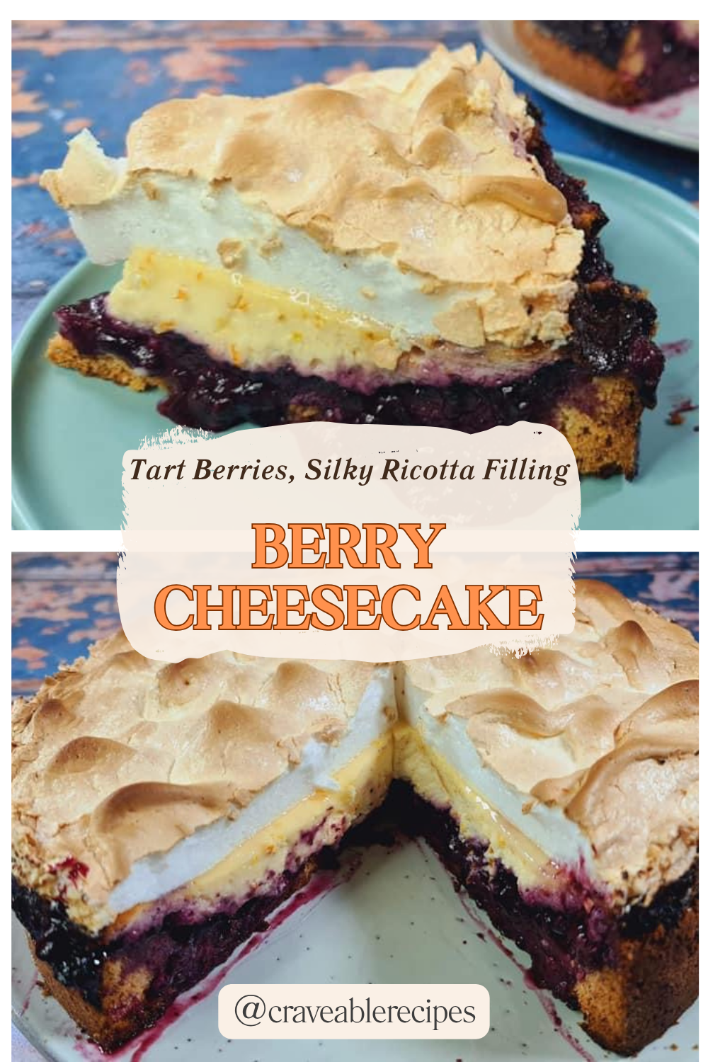 Forest Fruits Airy Cheesecake Pinterest pin