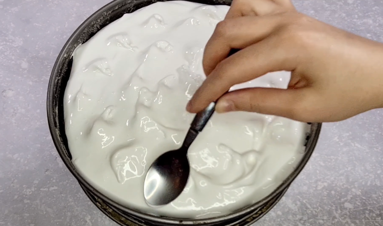Forest Fruits Airy Cheesecake step 24