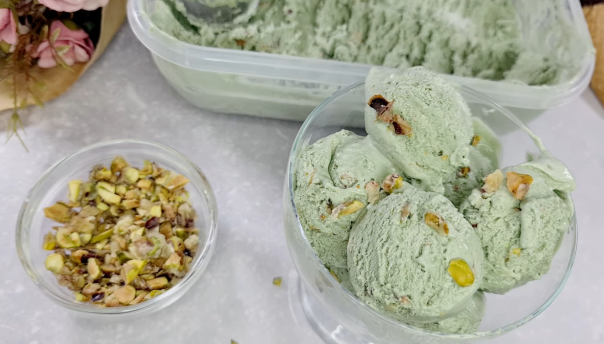 Japanese Matcha Ice Cream step 13