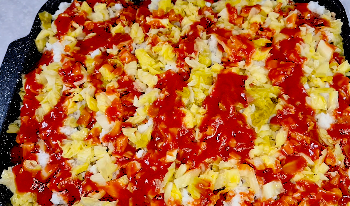 Meat Cabbage Cassrole step 12