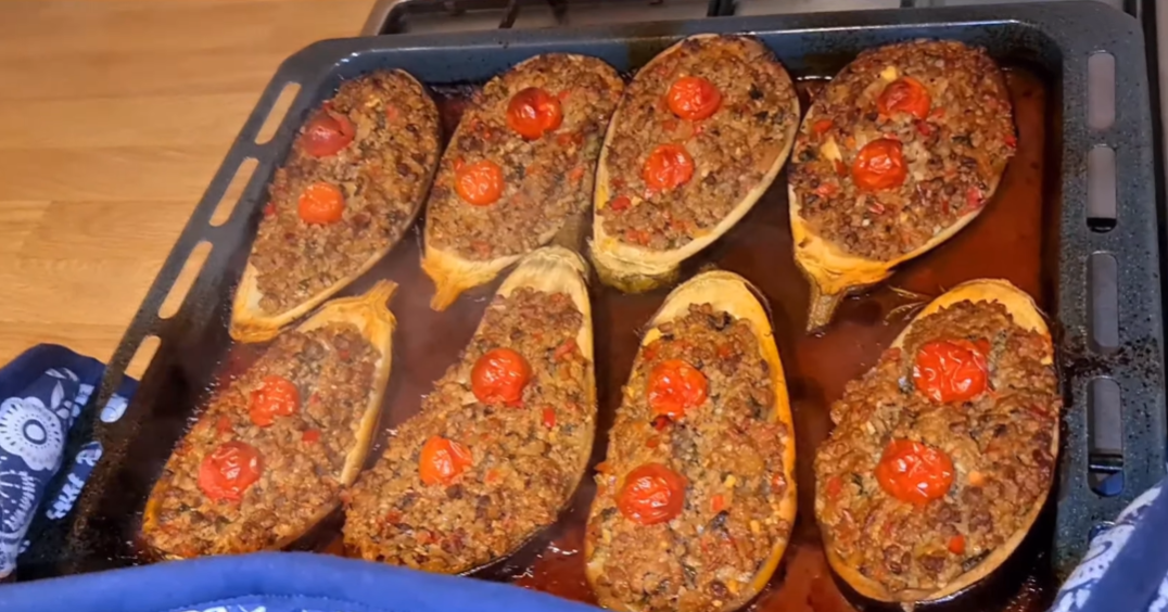 Meat-Stuffed Eggplant step 12
