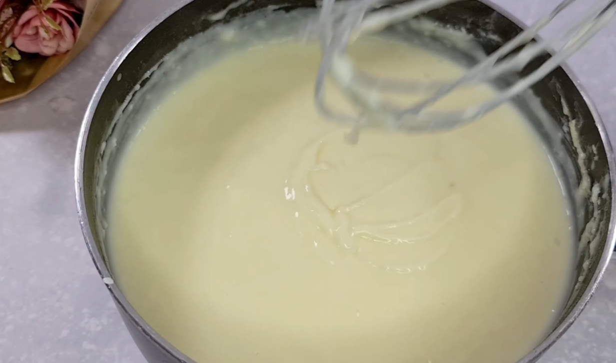 Cream-Filled Milk Sponge Cake step 18