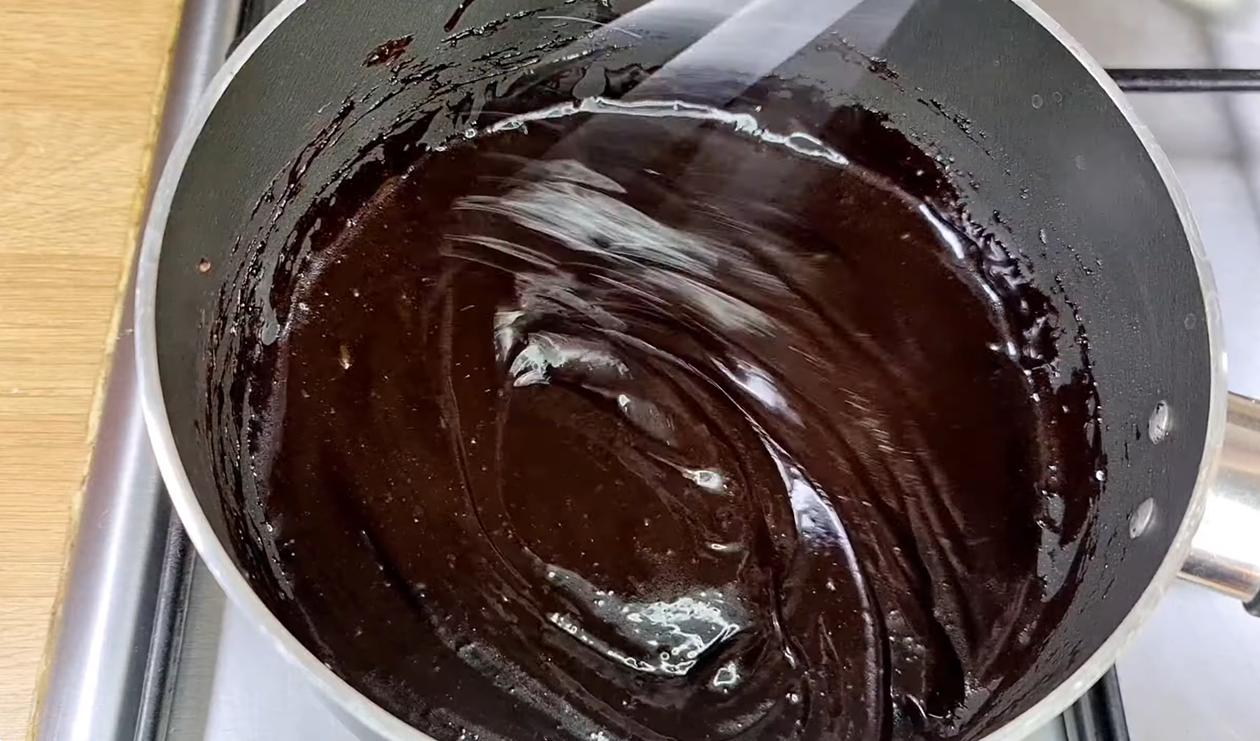 Moist Chocolate Vanilla Cake step 42