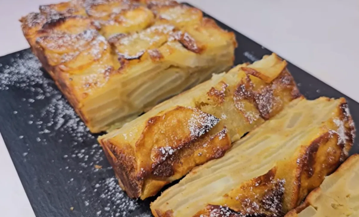 Moist Pear Cake step 12