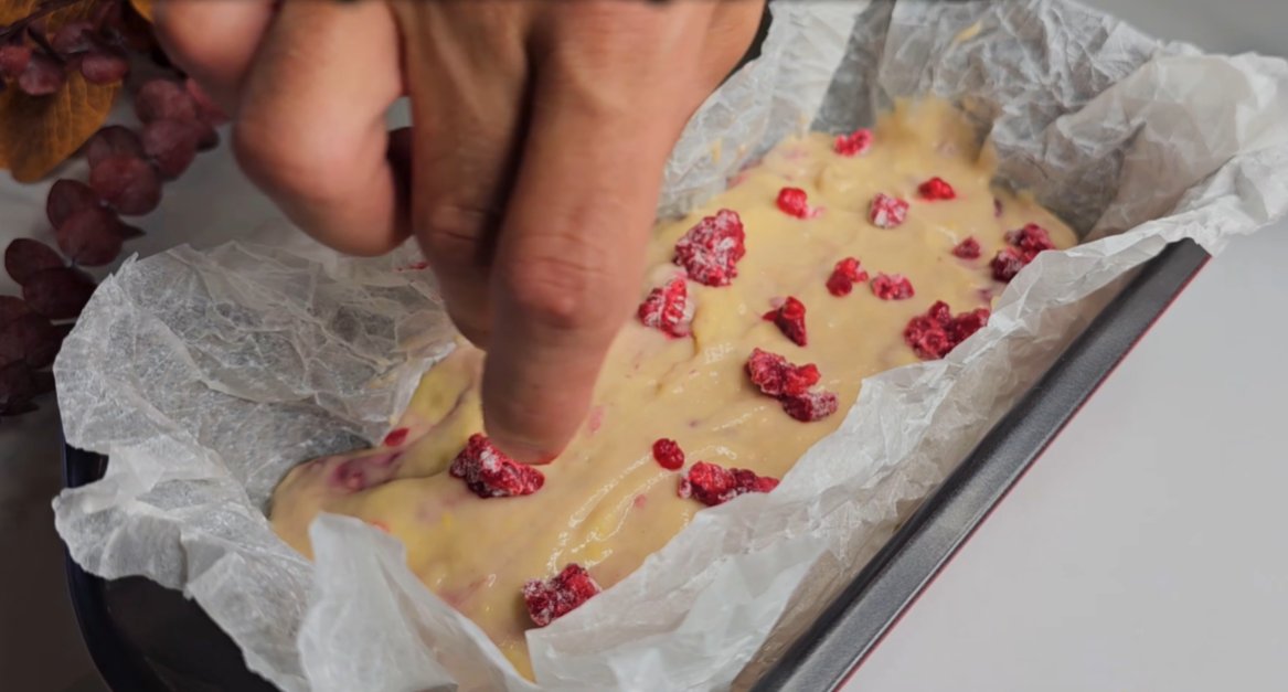 Moist Raspberry Lemon Cake step 8