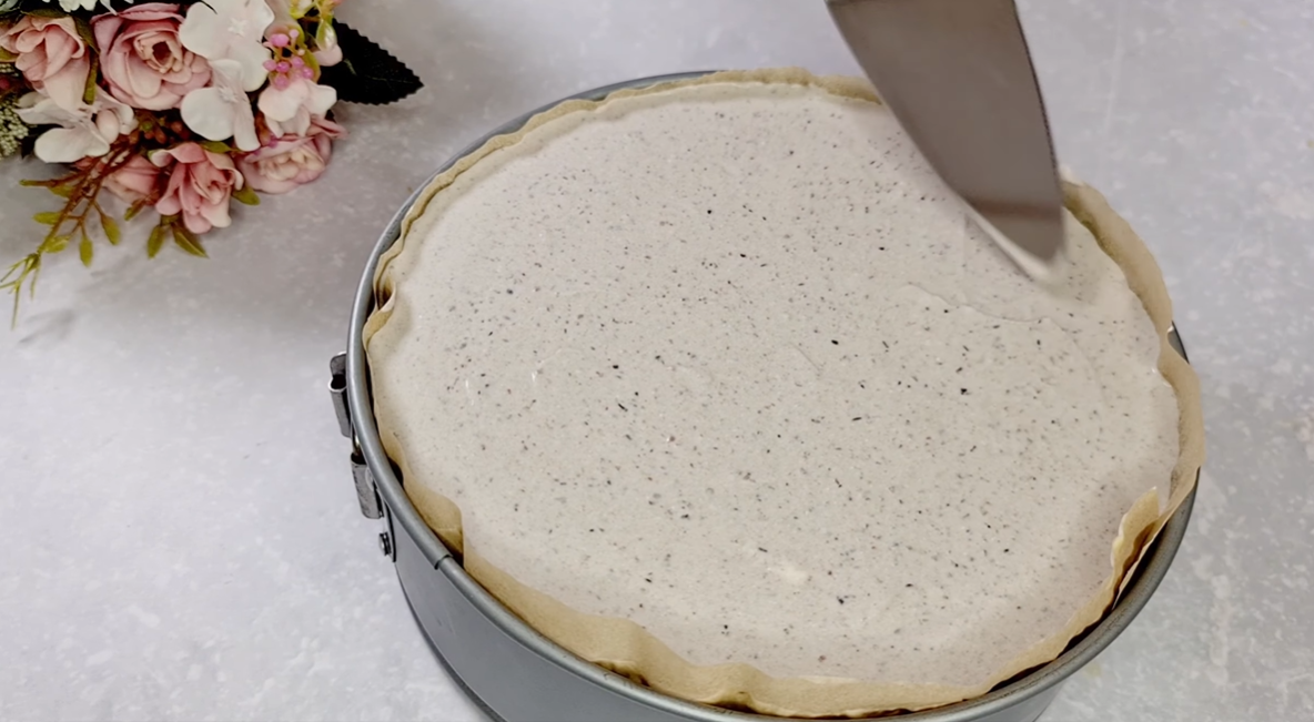 No Bake Blueberry Cheesecake step 16