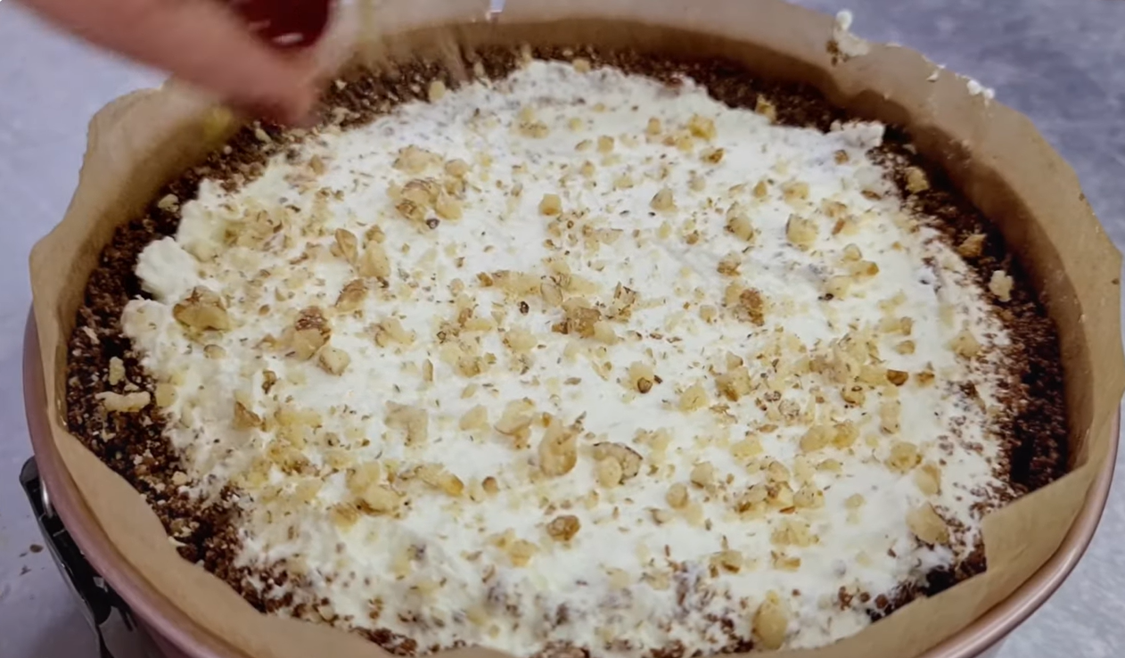 No Bake Chocolate Cheesecake step 16