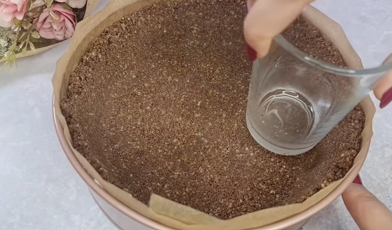 No Bake Chocolate Cheesecake step 6