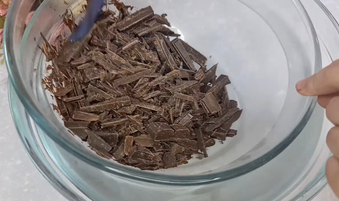 No Bake Chocolate Tart step 8