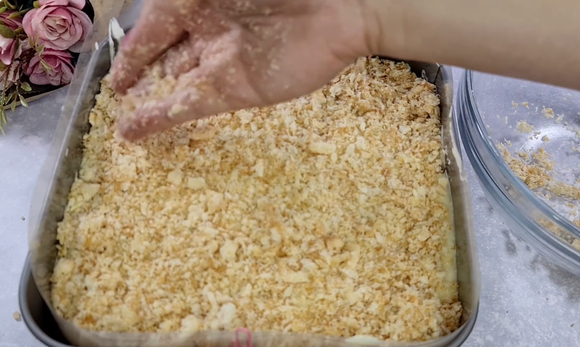 No-Bake Custard Puff Pastry Cake step 22